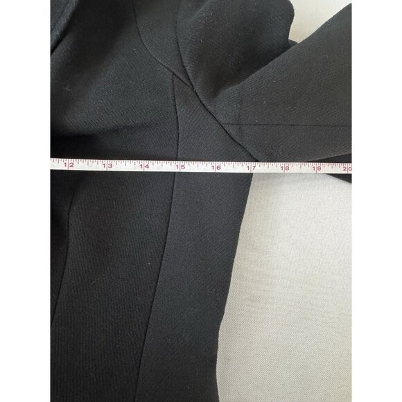 Banana Republic Steampunk Cropped Black 4 Coat Brass Cutaway Gothic Military Fit - Picture 12 of 16